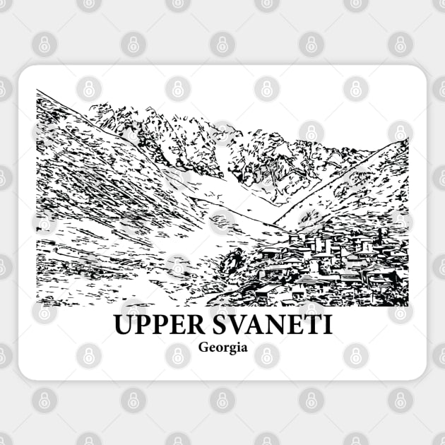 Upper Svaneti - Georgia Magnet by Lakeric